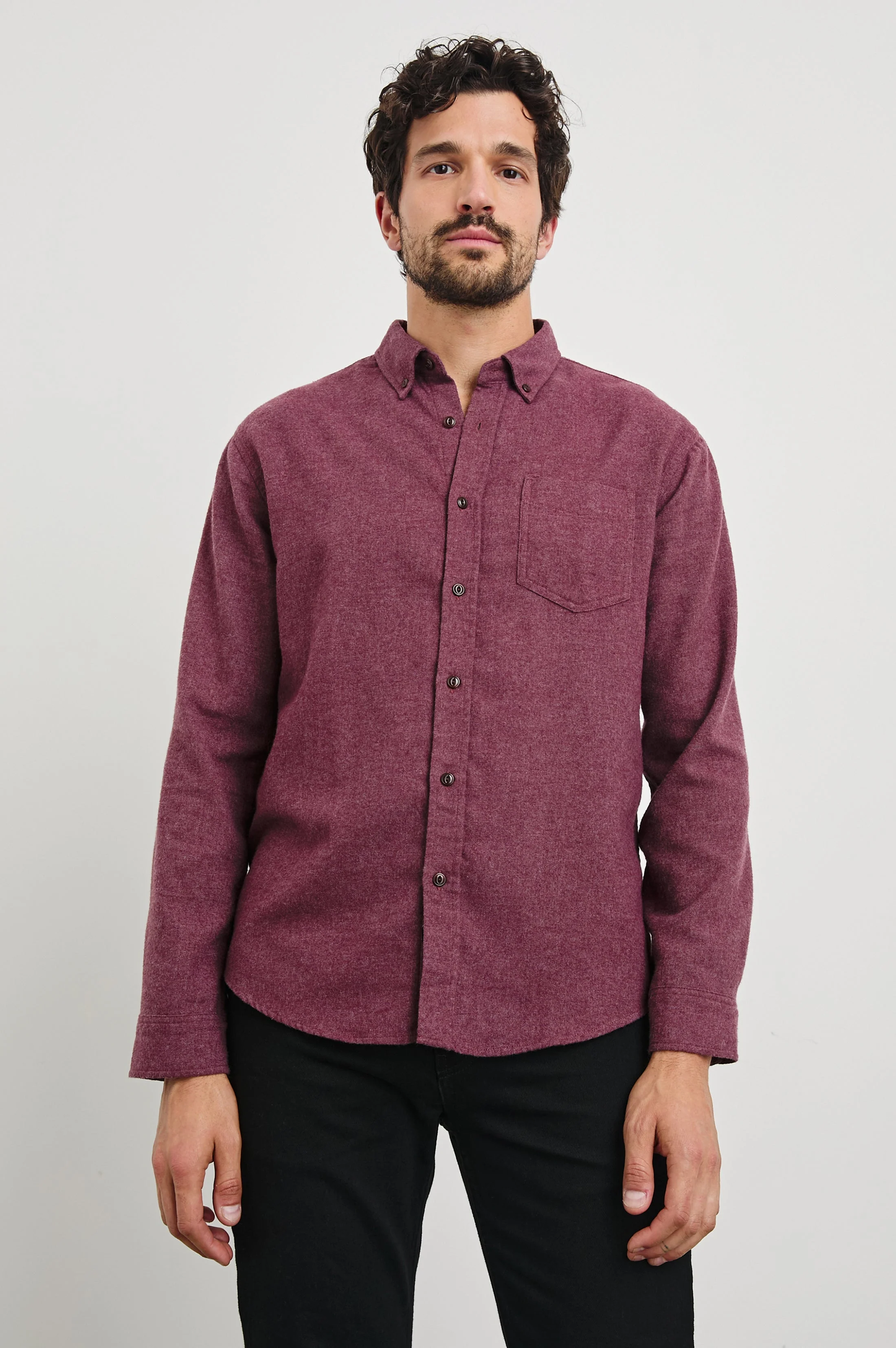 RUNSON SHIRT - CURRANT