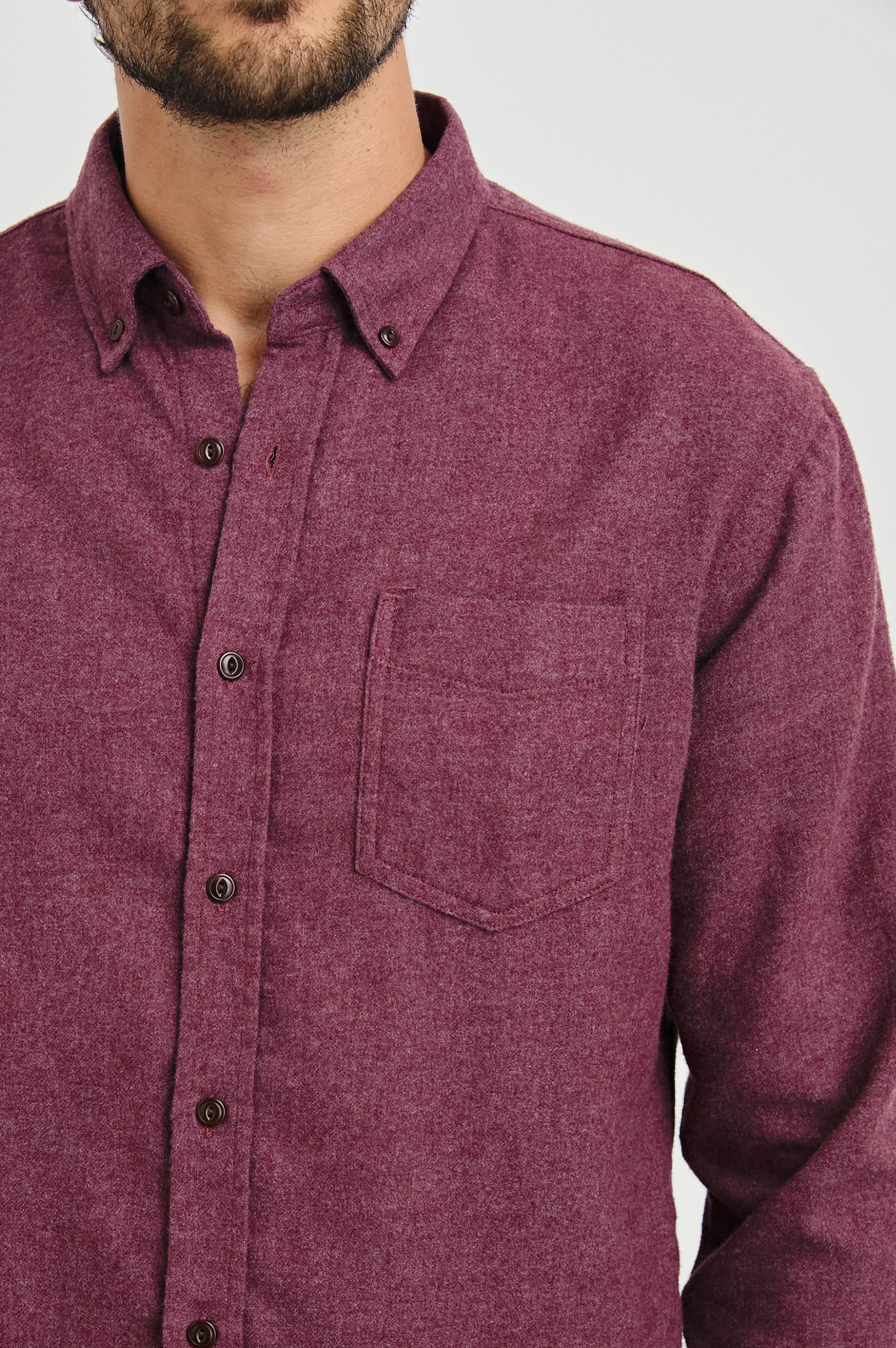 RUNSON SHIRT - CURRANT - Image 2