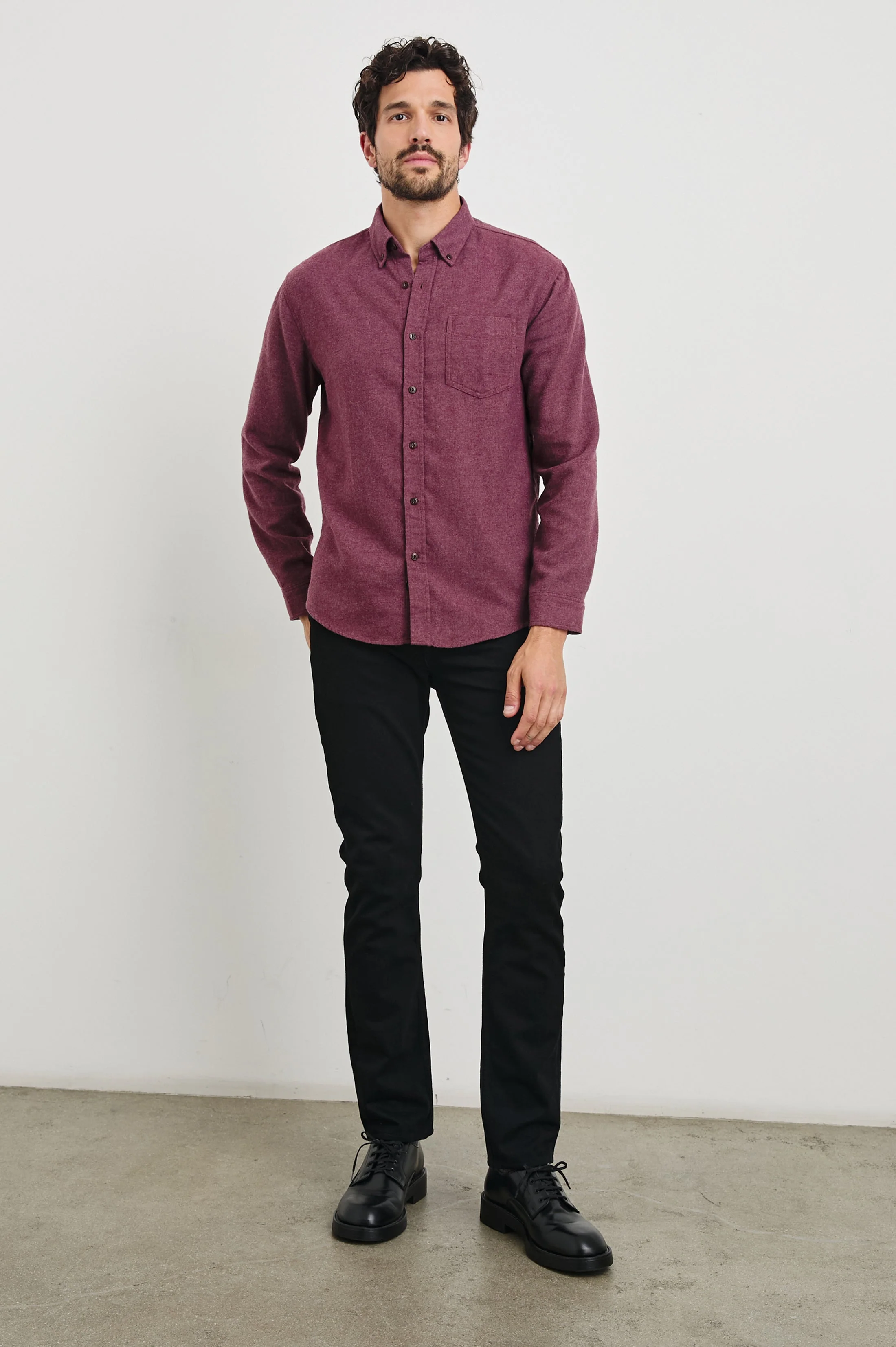 RUNSON SHIRT - CURRANT - Image 3