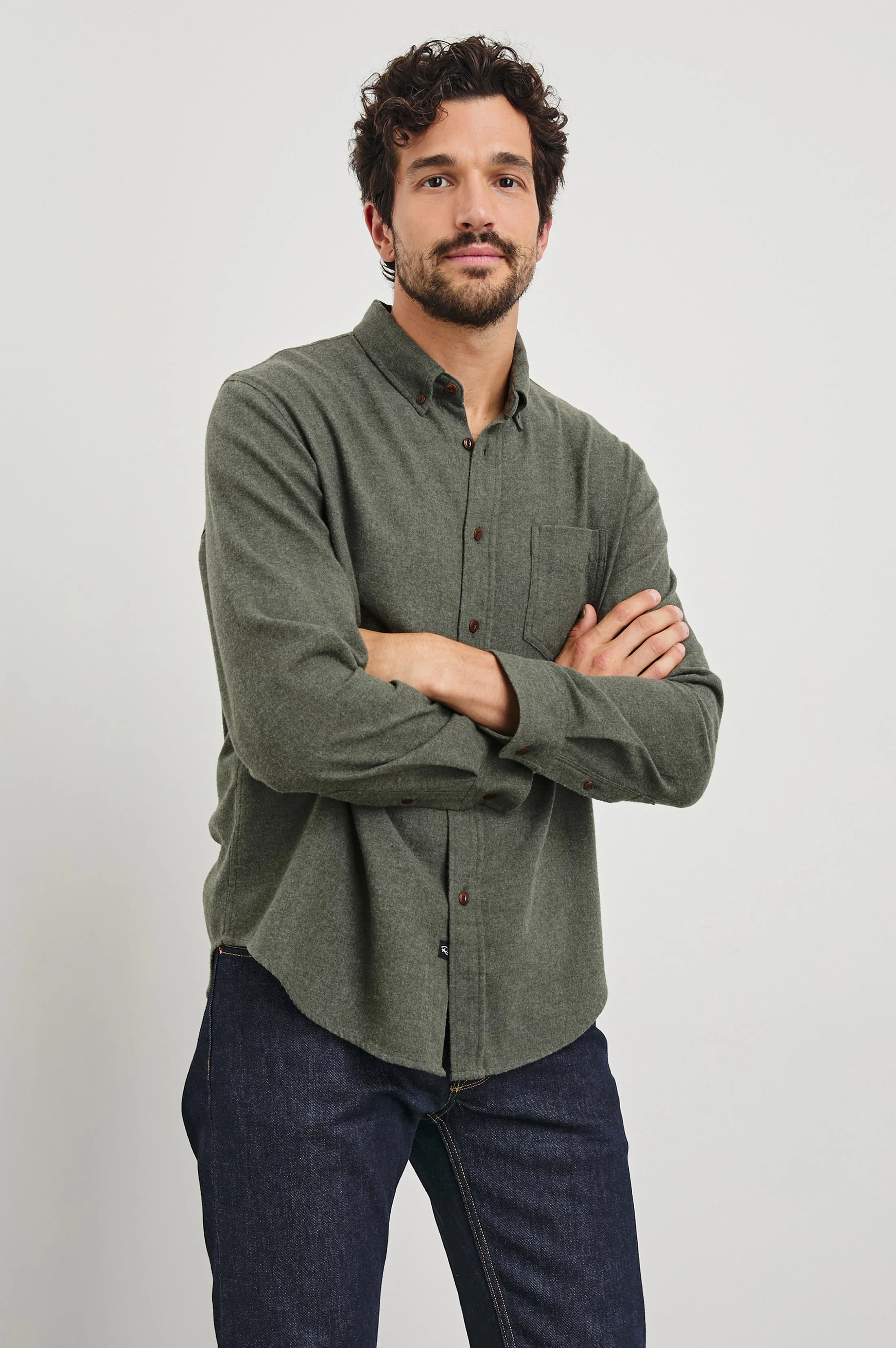 RUNSON SHIRT - HUNTER GREEN - Image 4