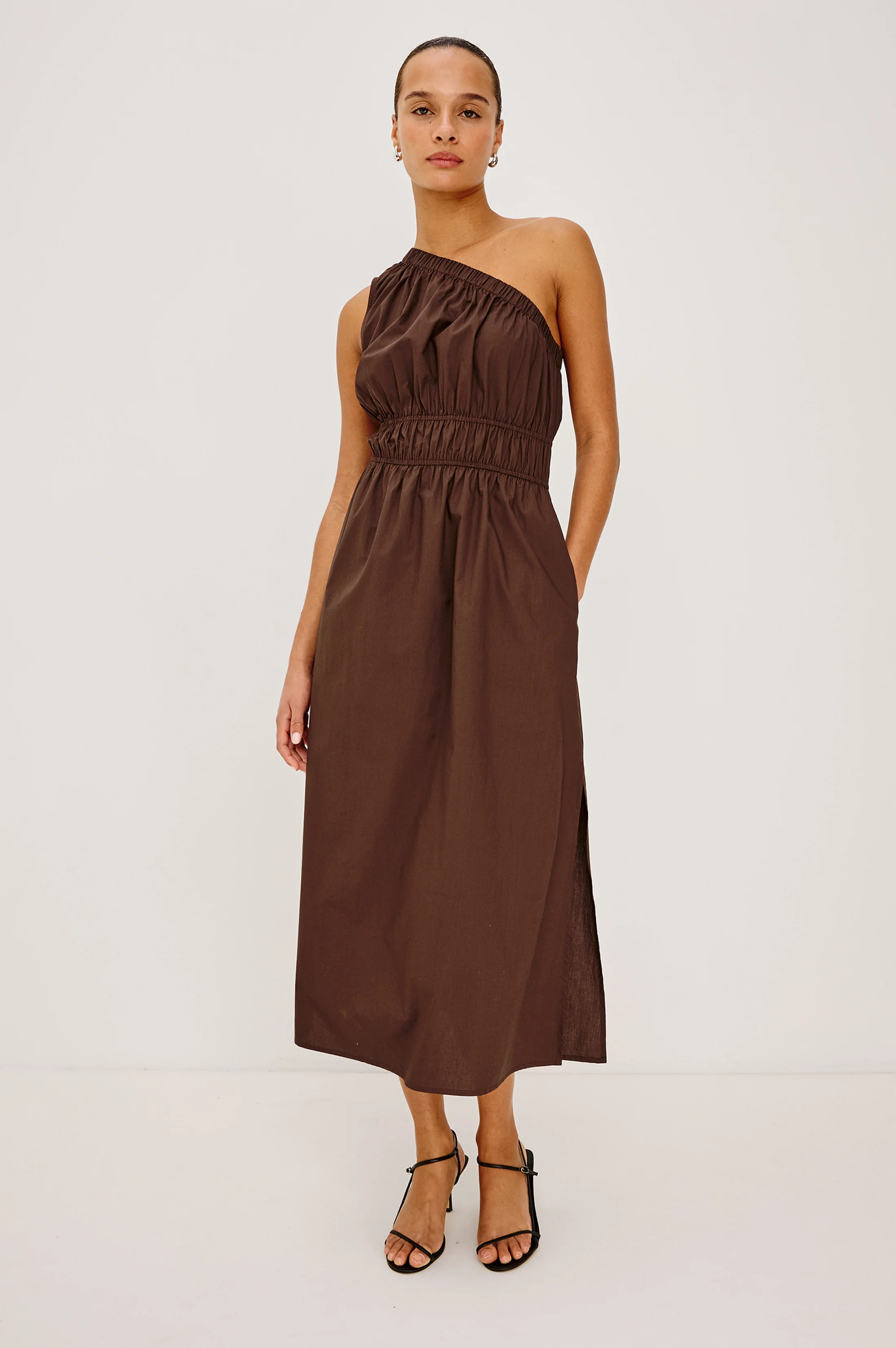 SELANI DRESS - ESPRESSO
