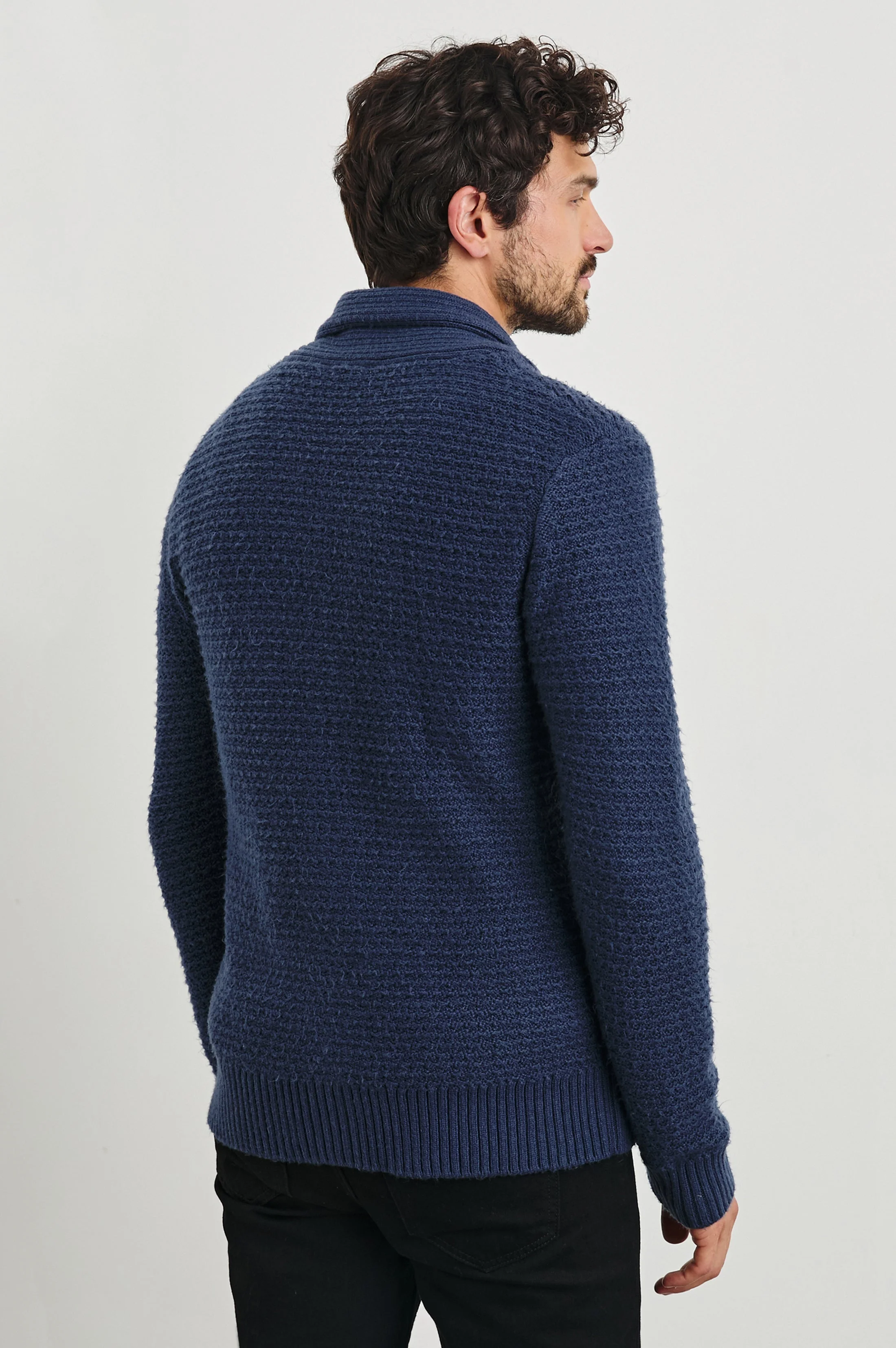 SHEPLEY CARDIGAN - NAVY - Image 5