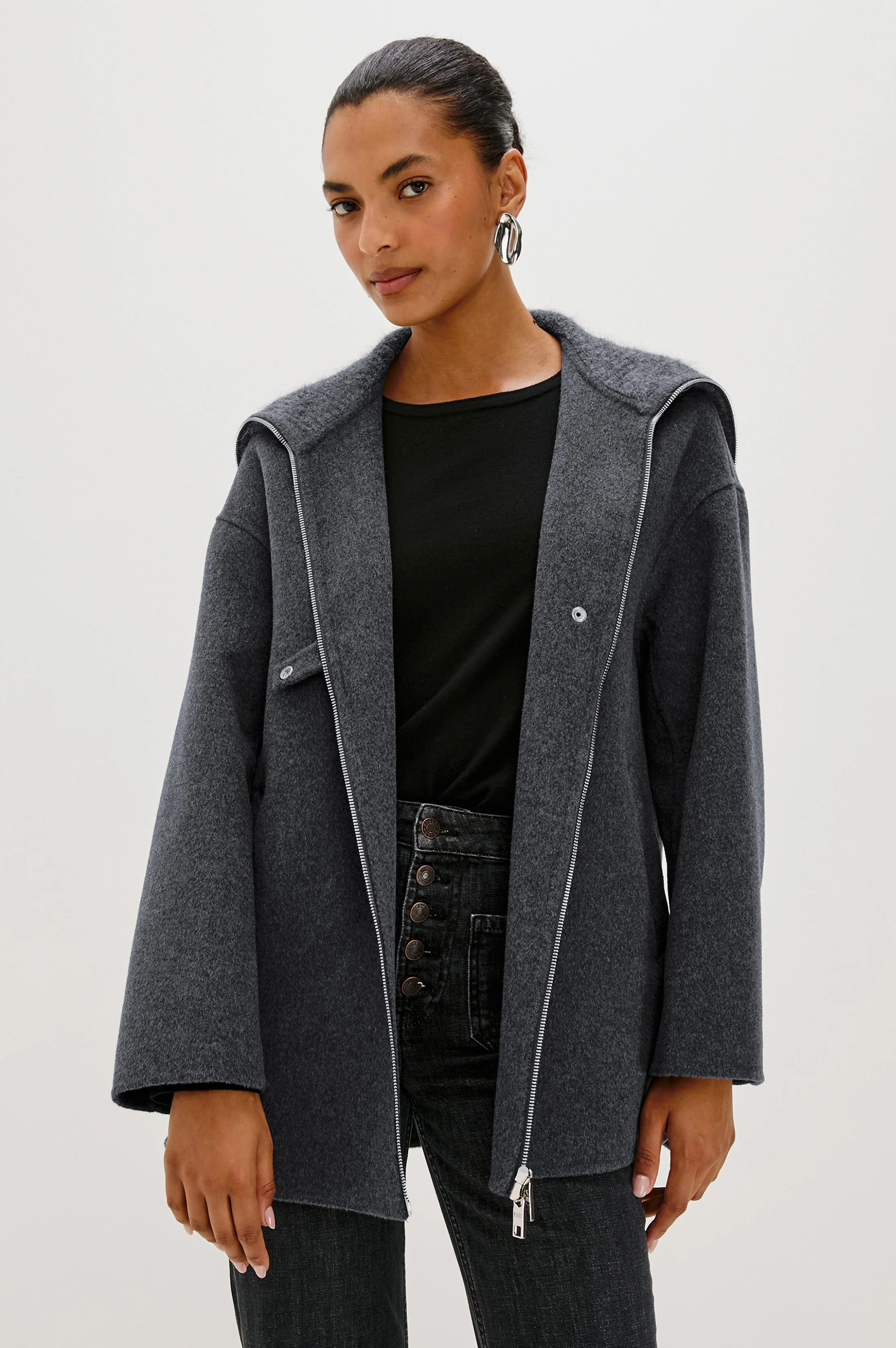 SILVES JACKET - CHARCOAL - Image 4