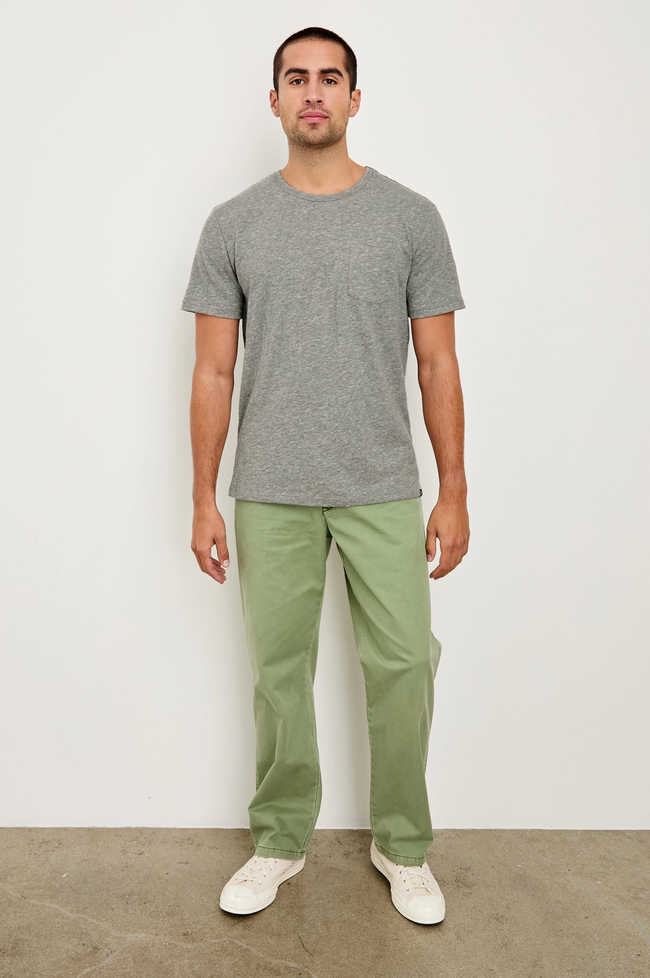 SKIPPER T-SHIRT - HEATHER GREY - Image 8
