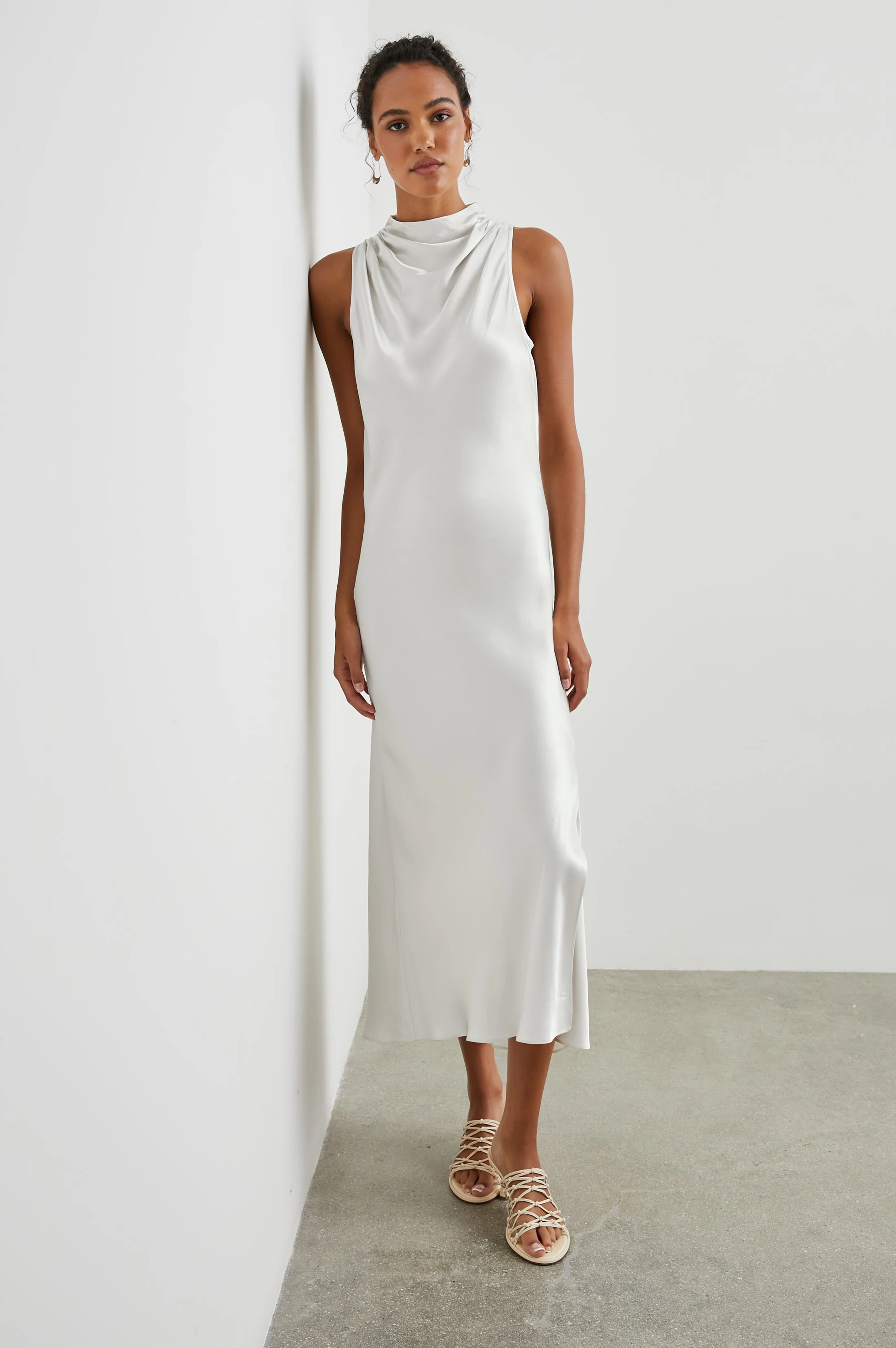 SOLANA DRESS - IVORY - Image 3