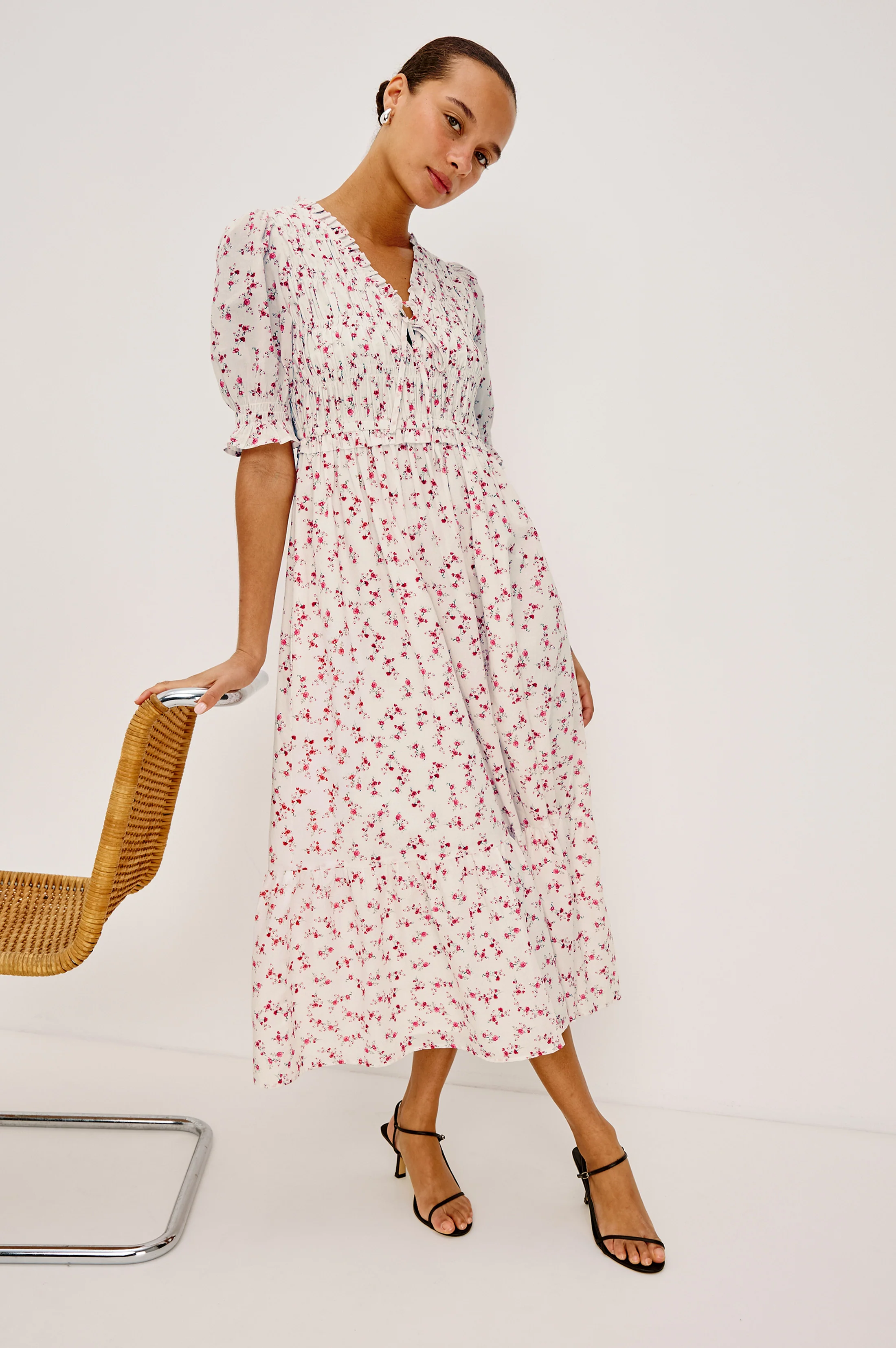 SONICA DRESS - ROUGE ROMANTIC