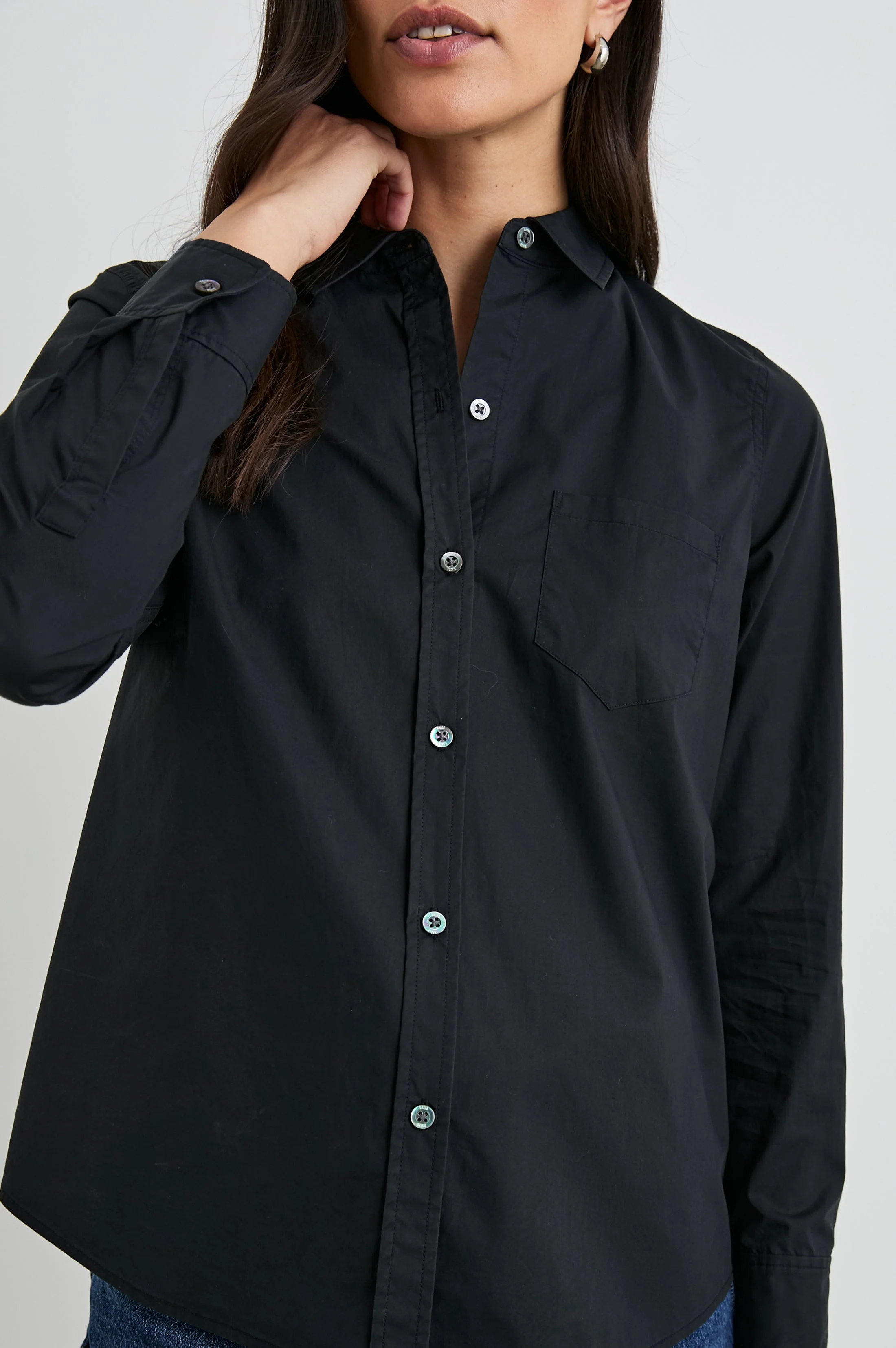 STINA SHIRT - BLACK - Image 2