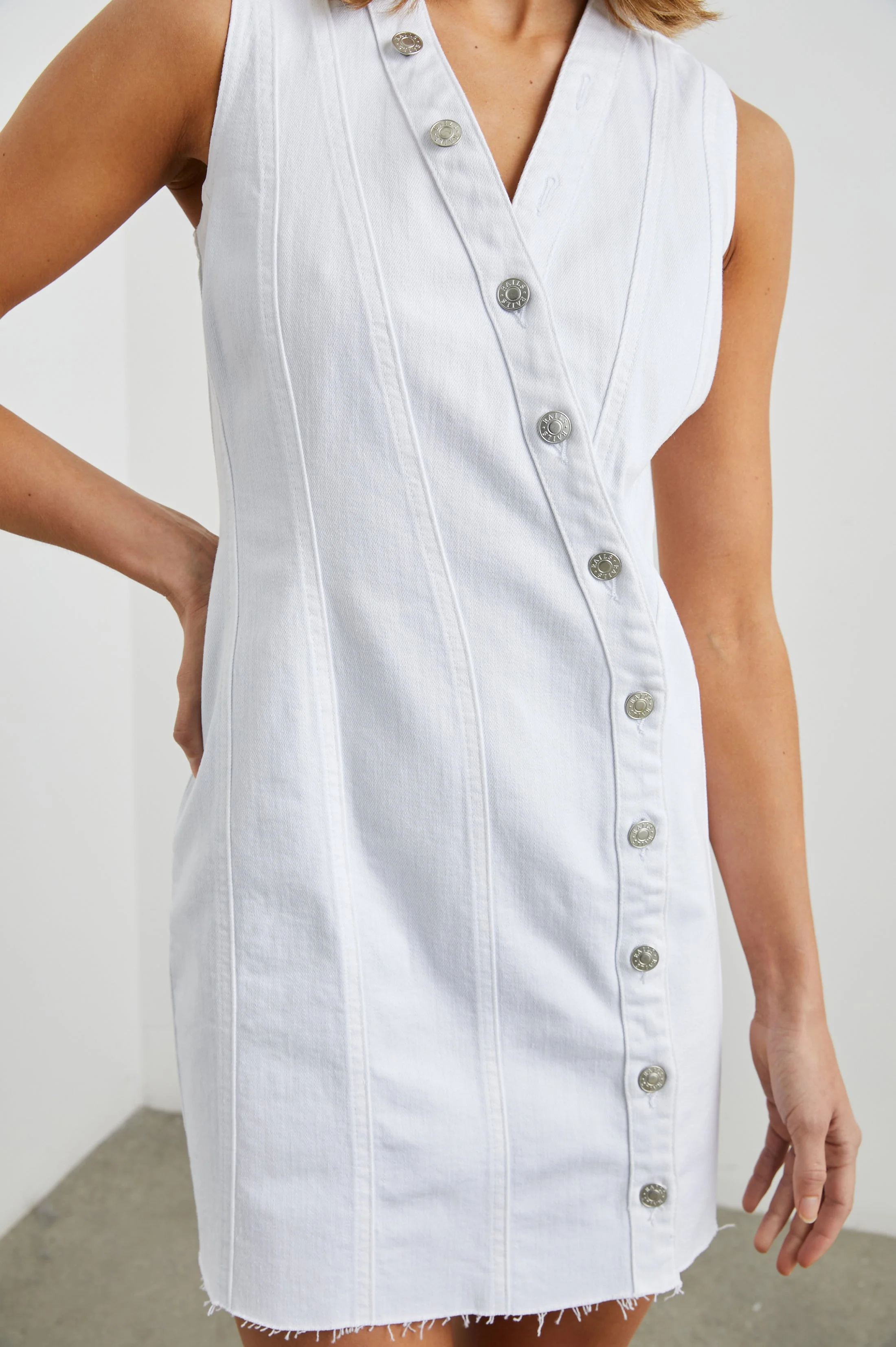 STRAND DRESS - SALT WHITE - Image 2