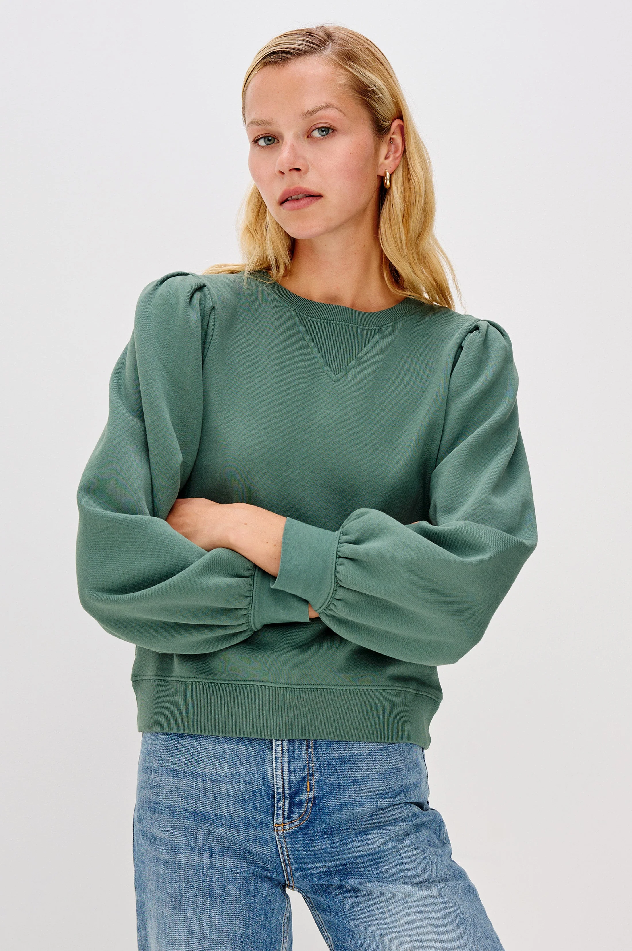 TIFFANY SWEATSHIRT - LAKE - Image 4