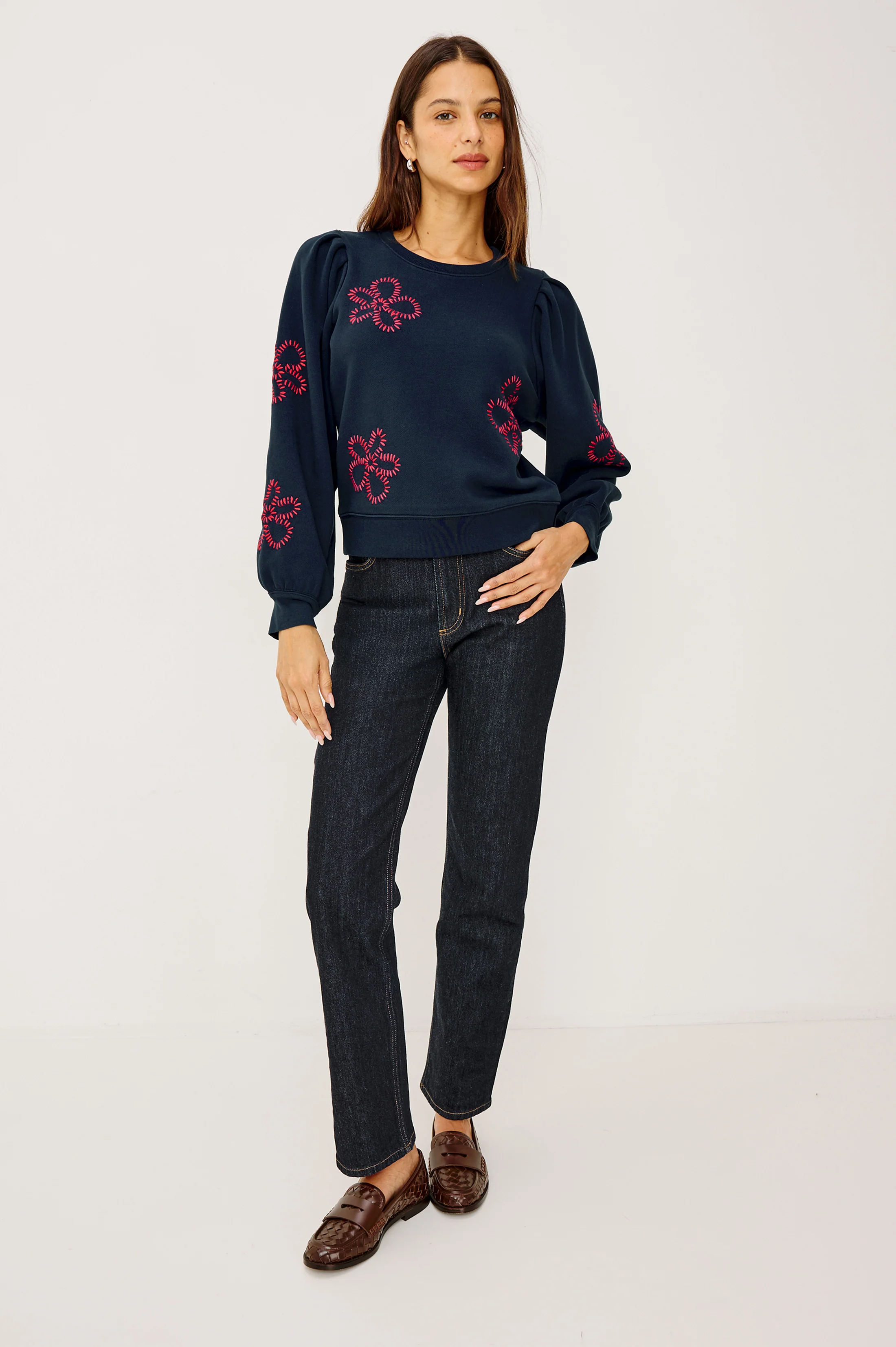 TIFFANY SWEATSHIRT - NAVY - Image 3