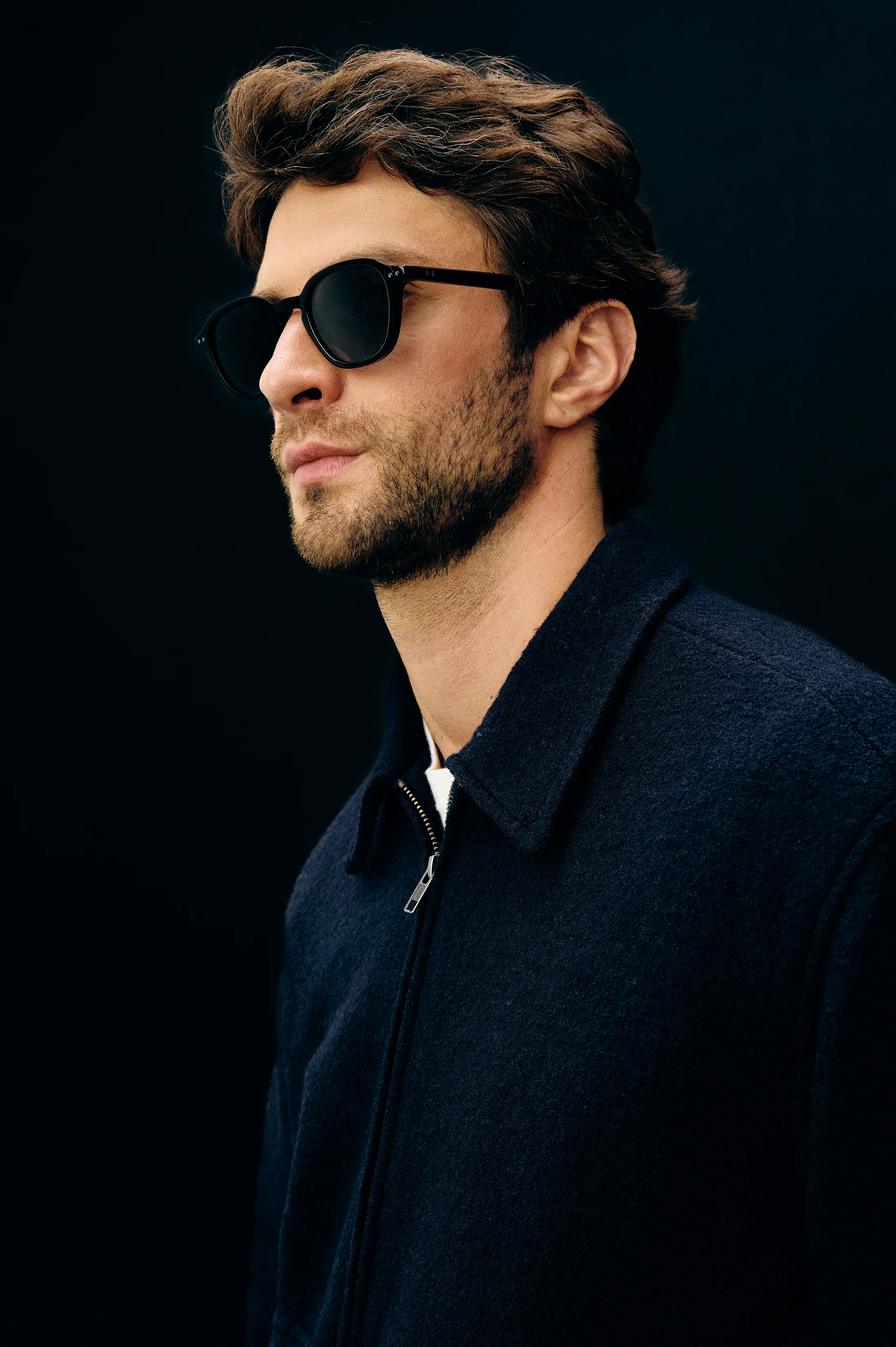 TILLMAN JACKET - NAVY BOUCLE - Image 2