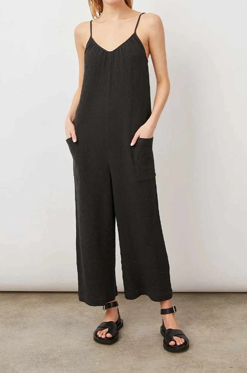 TUCKER JUMPSUIT - BLACK