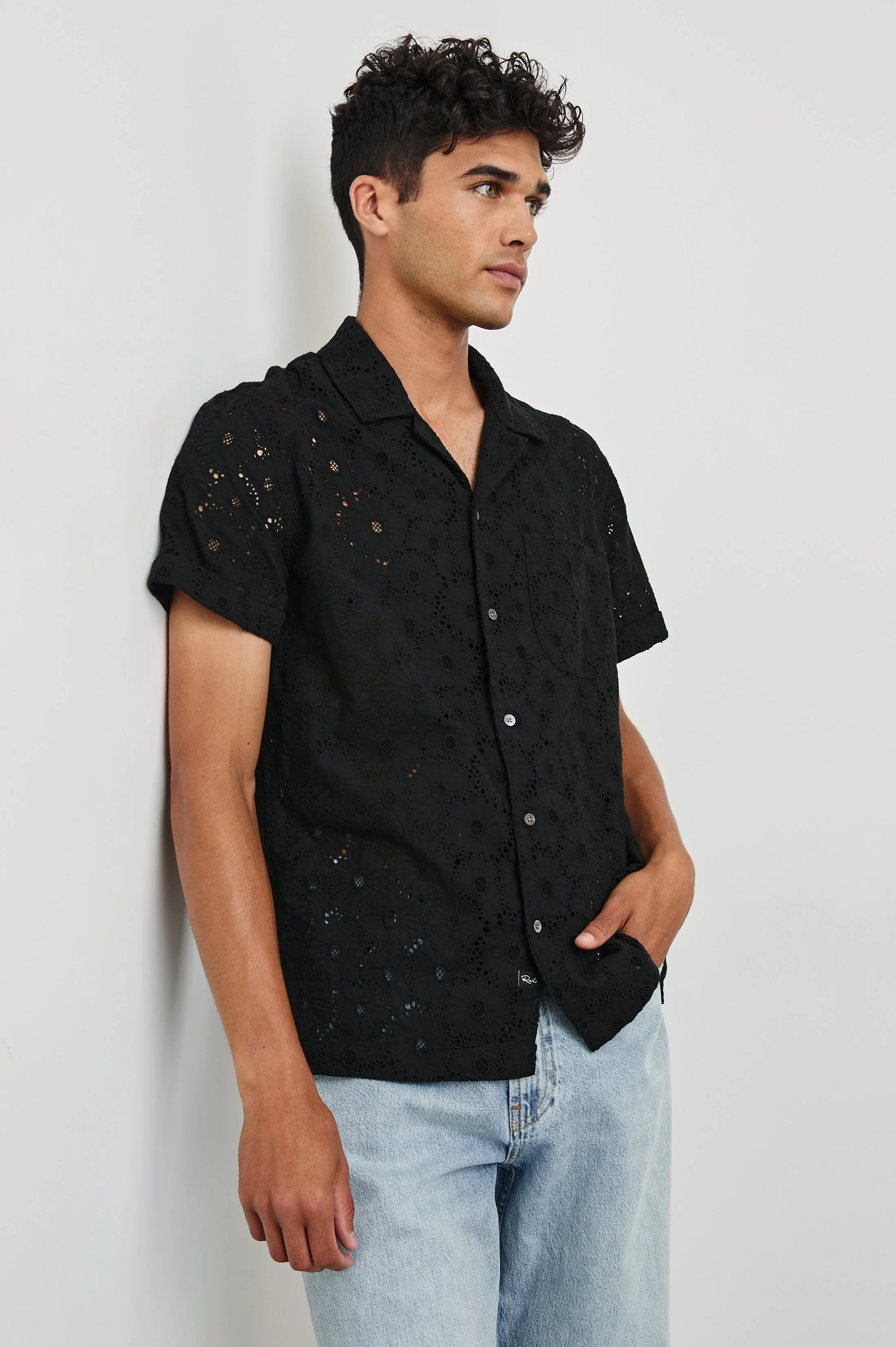 TYLER SHIRT - BLACK FLORAL - Image 4