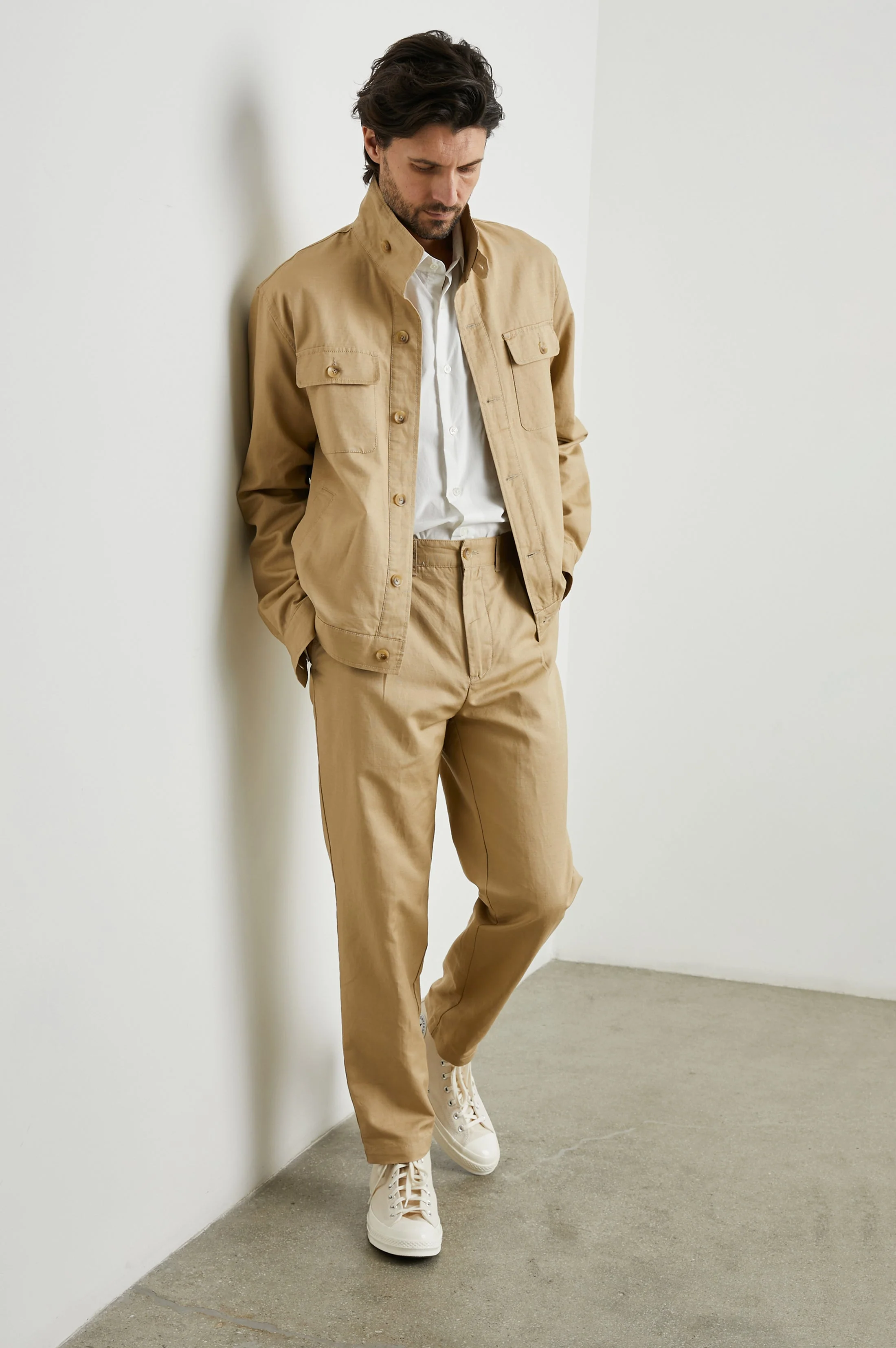 TYRELL JACKET - KHAKI - Image 3