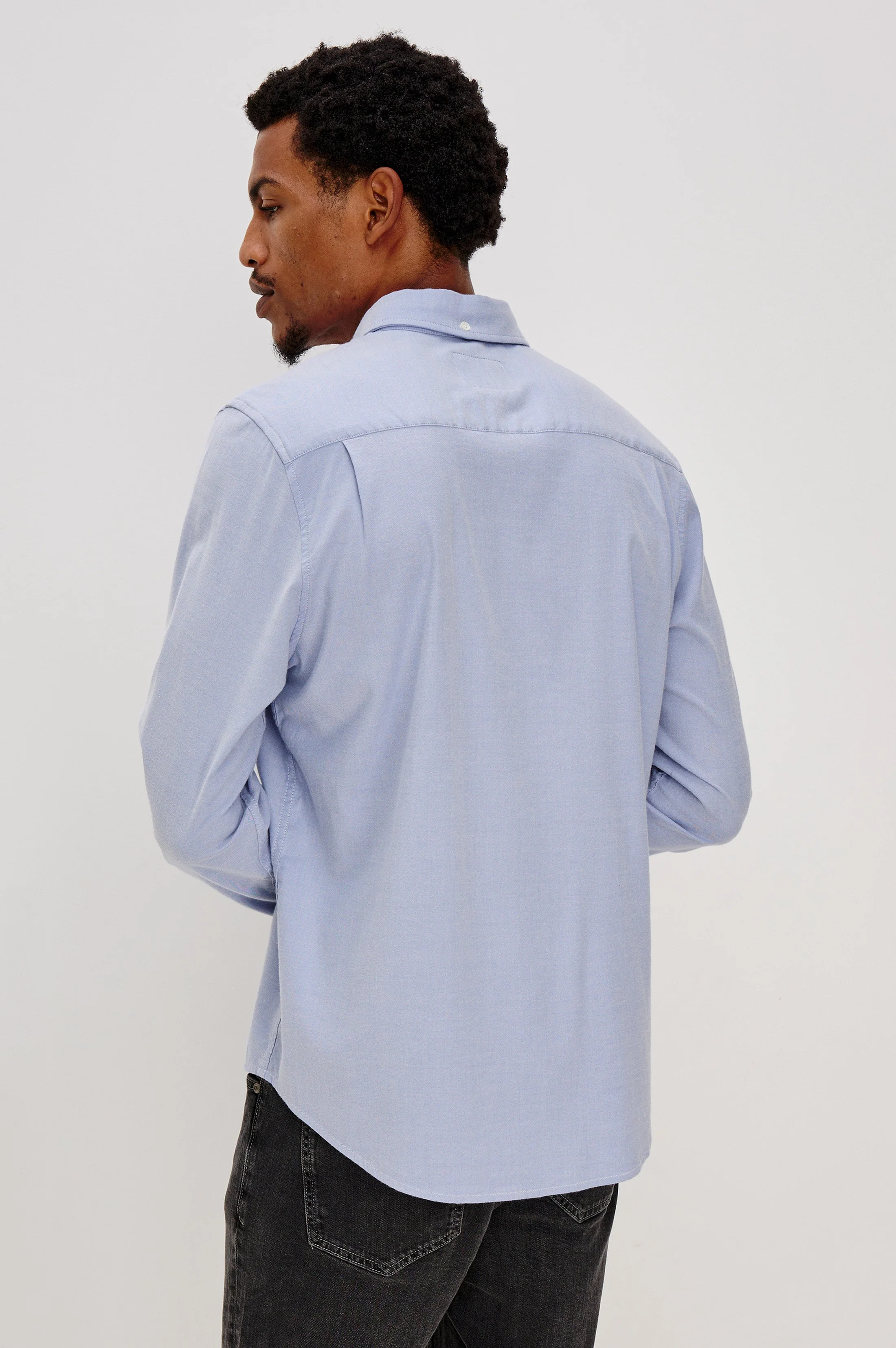 VANCE SHIRT - BLUE OXFORD - Image 5