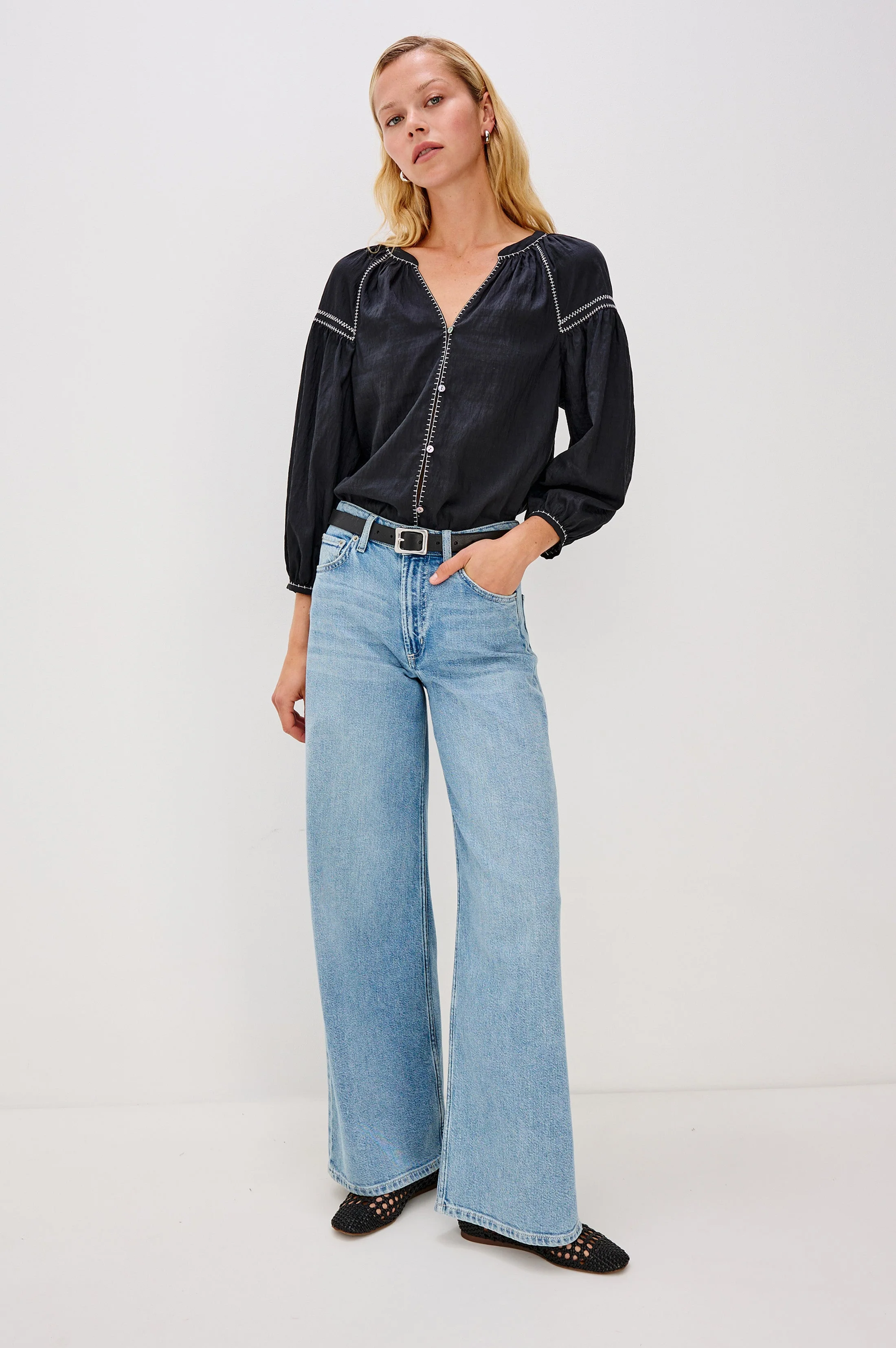 VASIA TOP - BLACK - Image 4