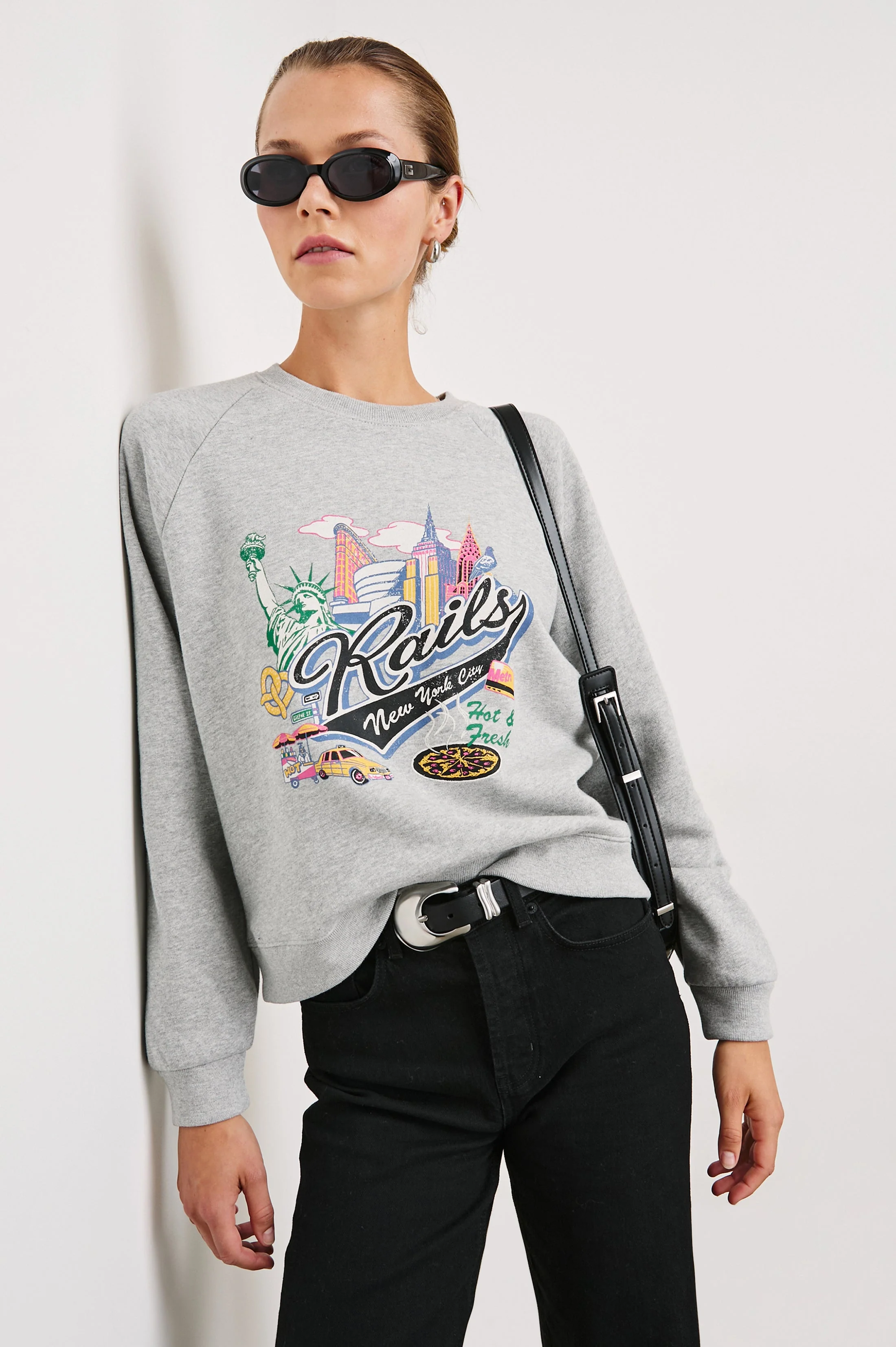 VINTAGE RAGLAN SWEATSHIRT - RAILS NEW YORK - Image 2