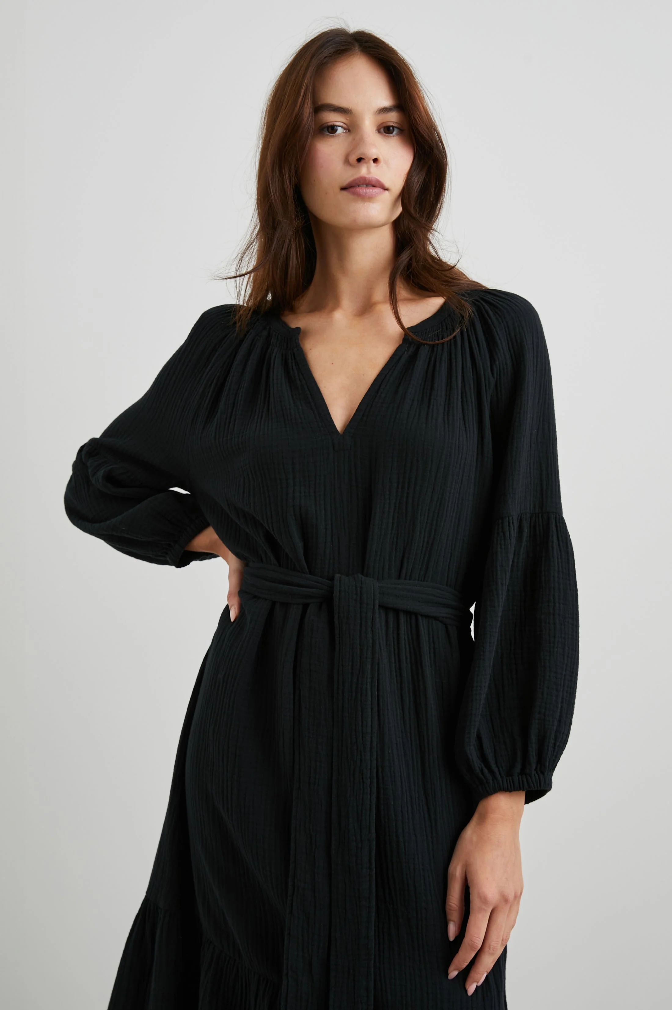 VITTORIA DRESS - BLACK - Image 3
