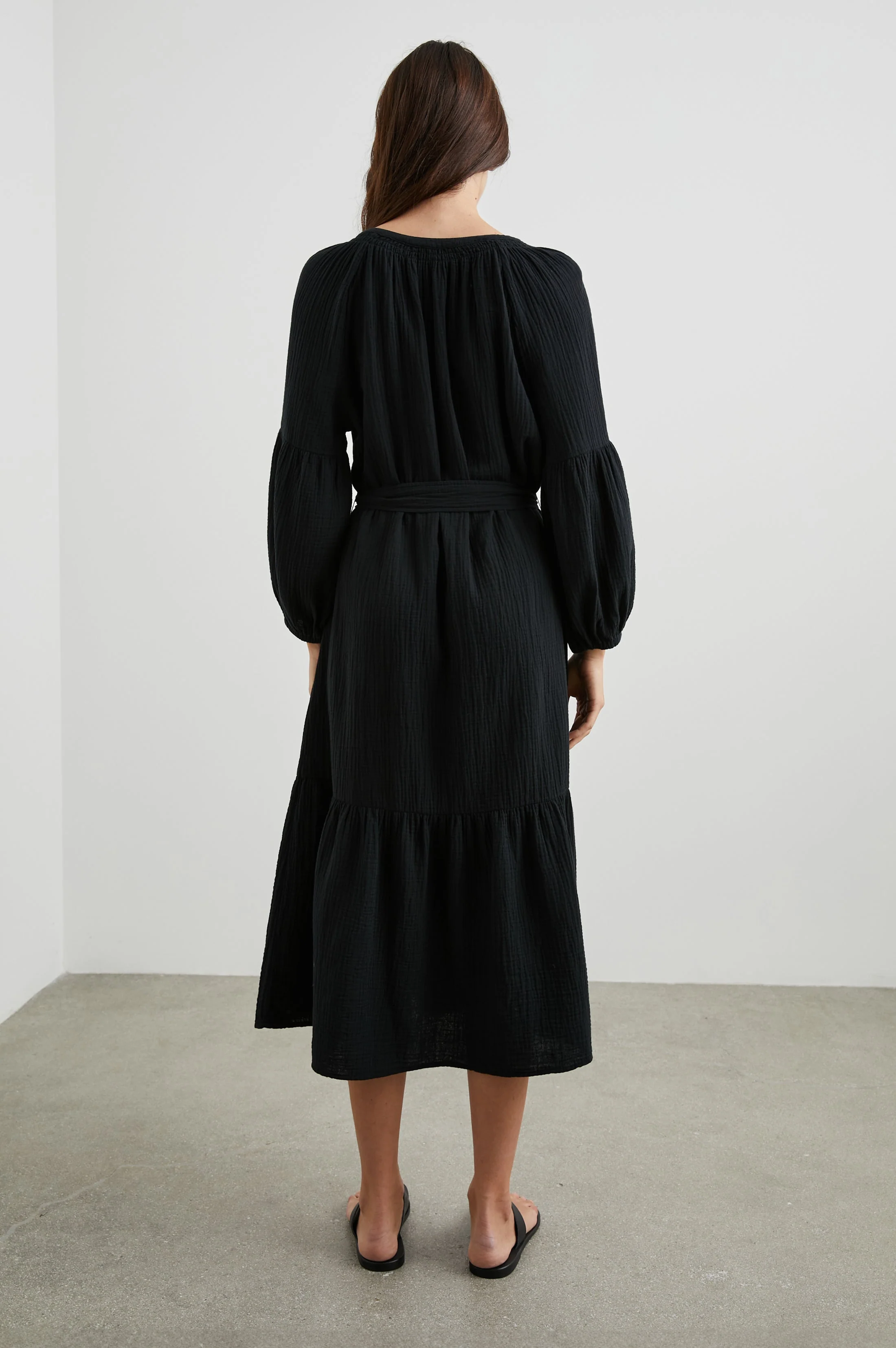 VITTORIA DRESS - BLACK - Image 4