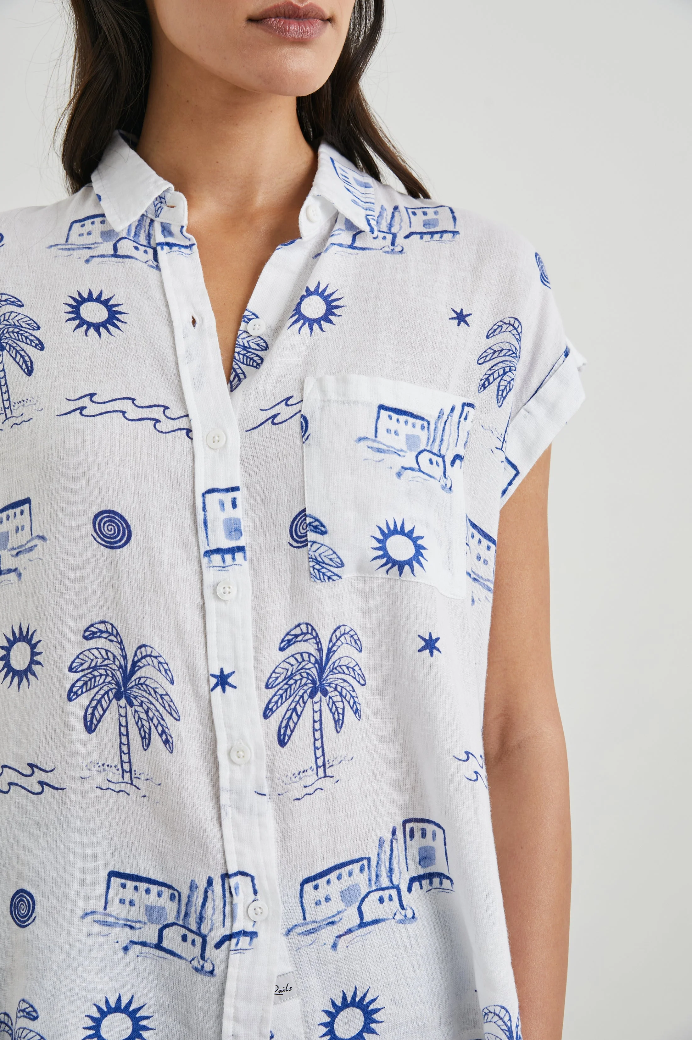 WHITNEY SHIRT - MYKONOS - Image 2