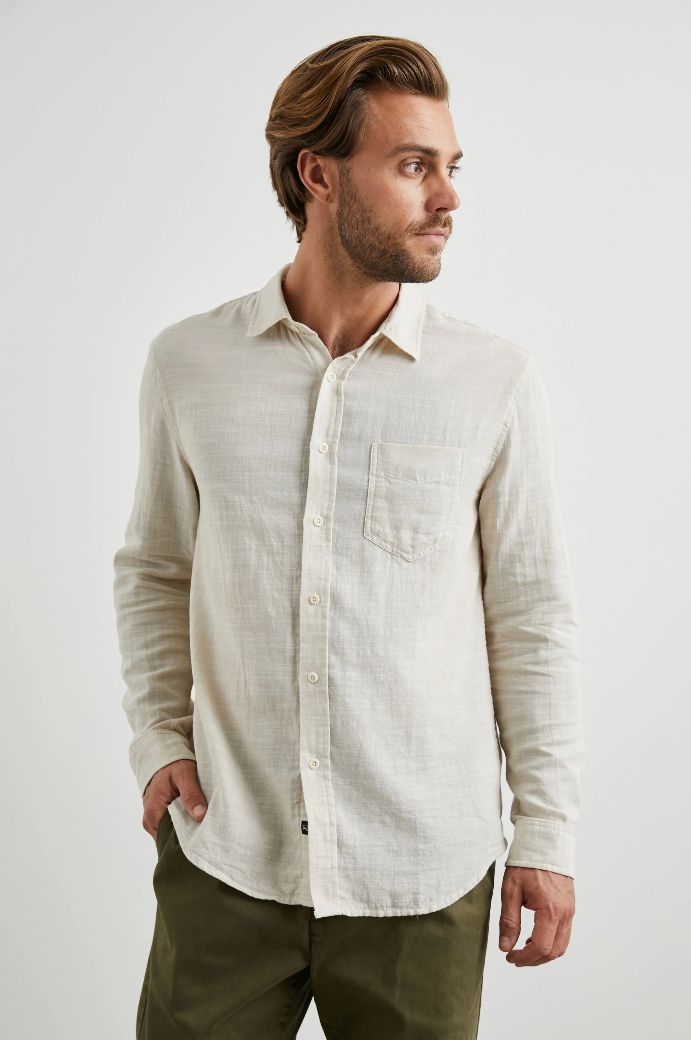 WYATT SHIRT - HUMMUS - Image 4