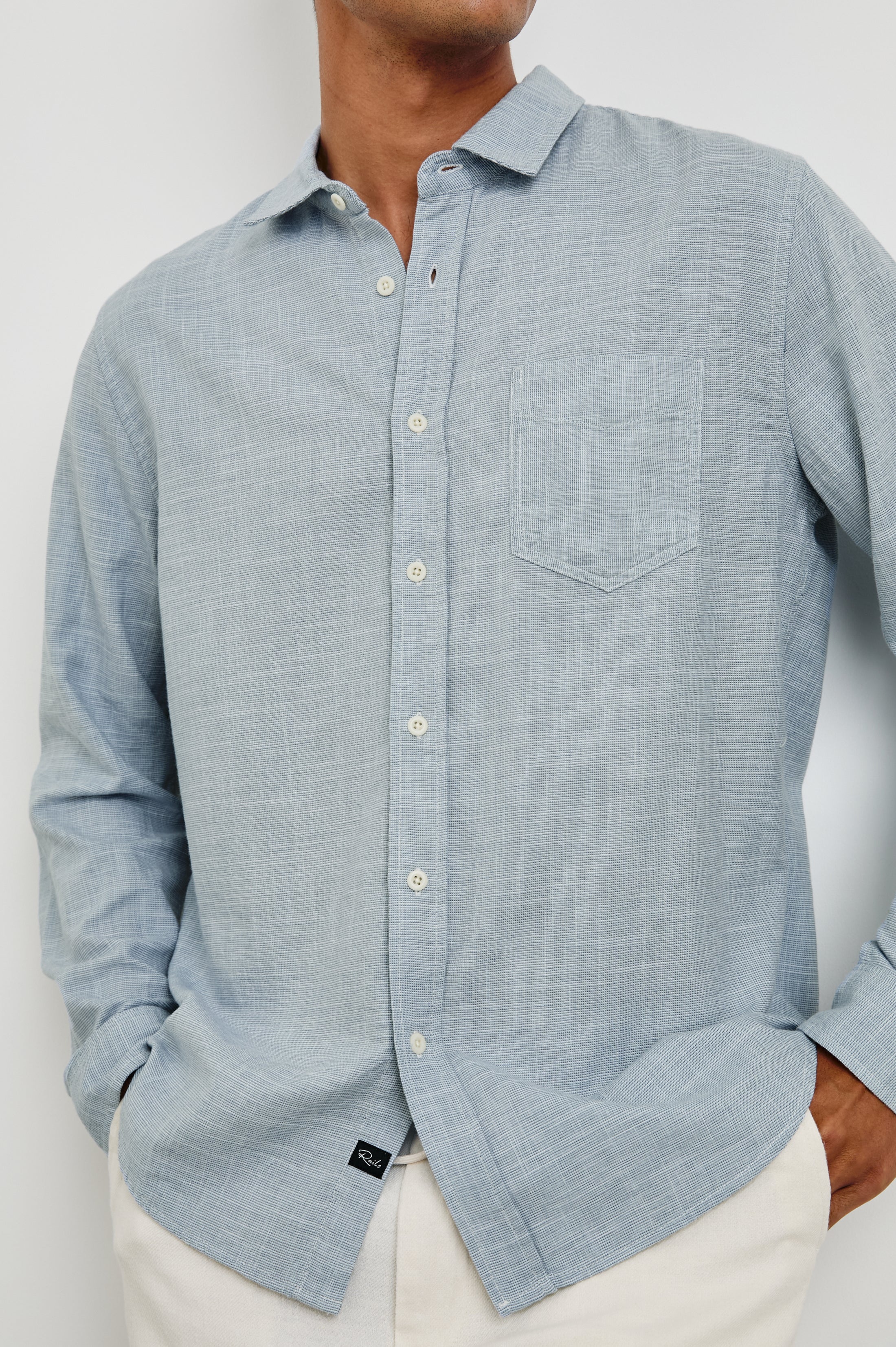 WYATT RELAXED FIT SHIRT - TIDAL ETCH - Image 6