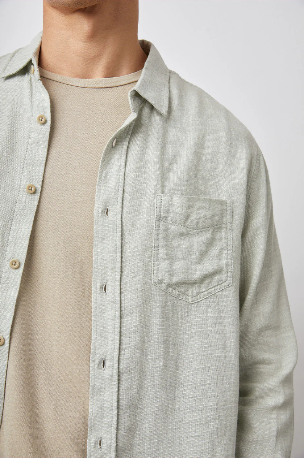 WYATT SHIRT - SAGE - Image 2