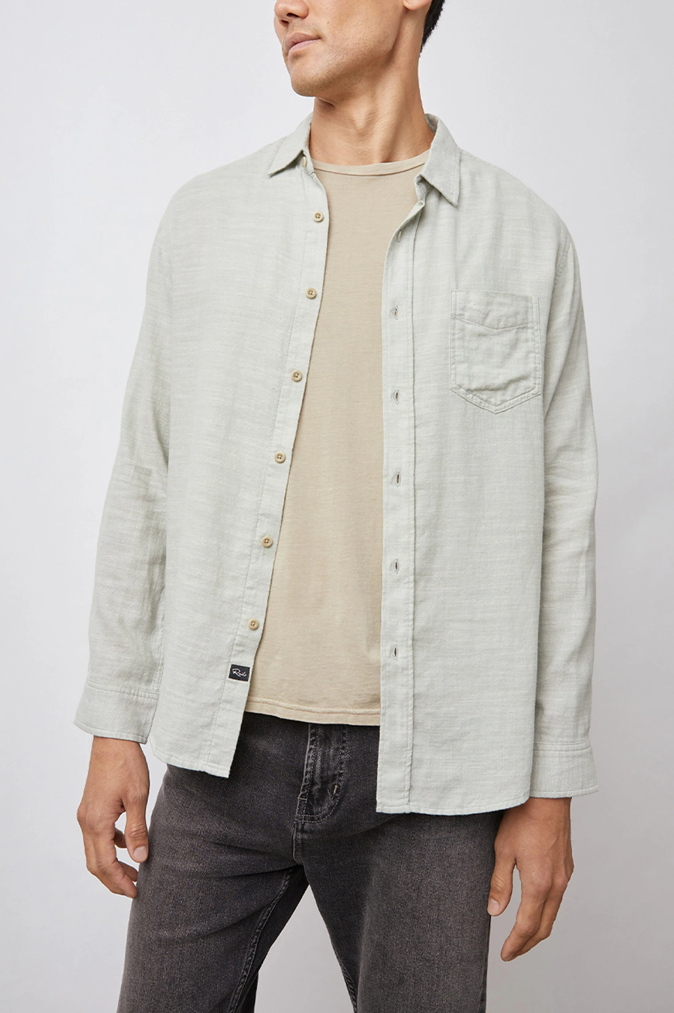 WYATT SHIRT - SAGE - Image 3