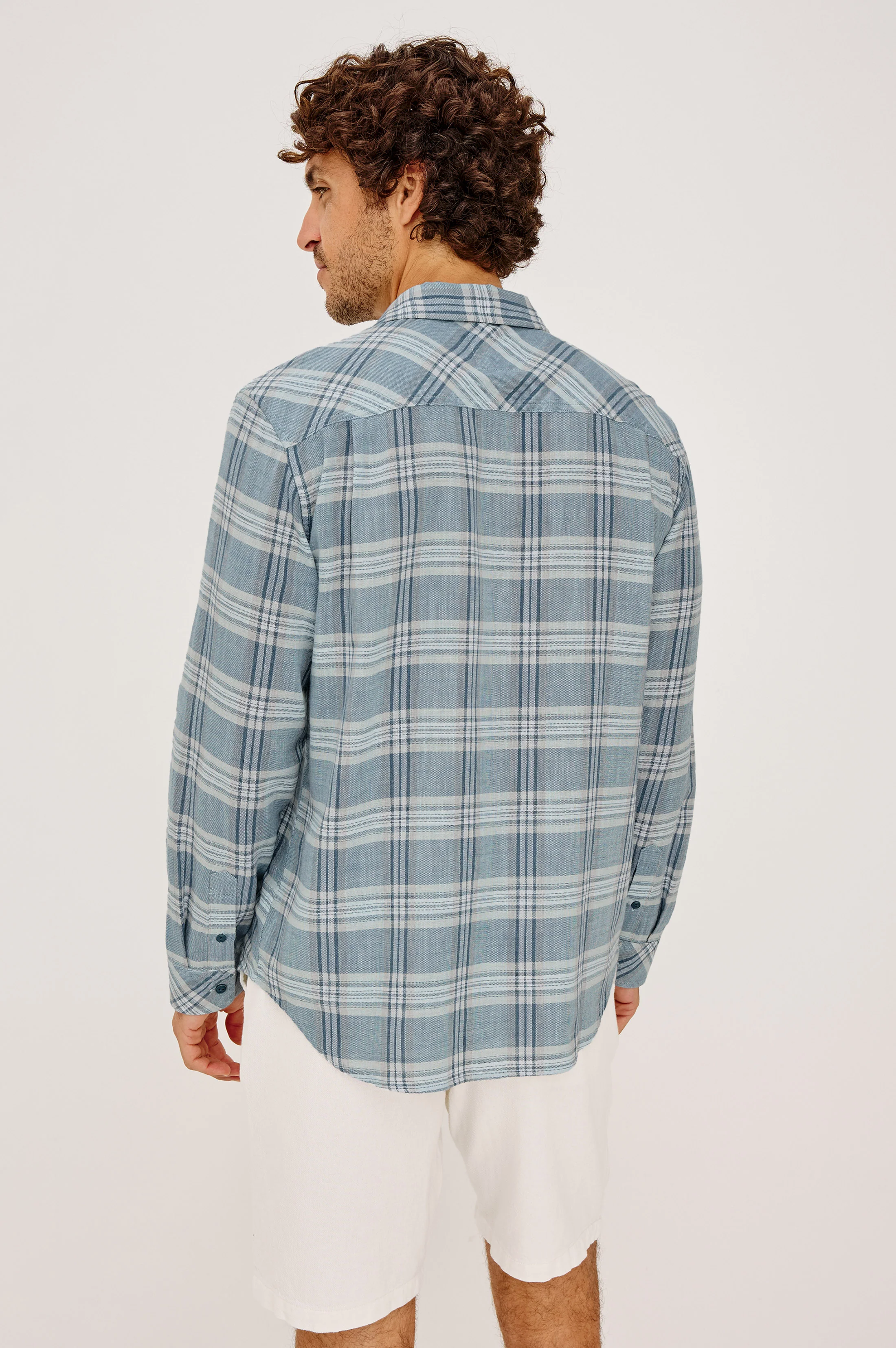 WYATT SHIRT - DEEP SEAFOAM GLASS - Image 5