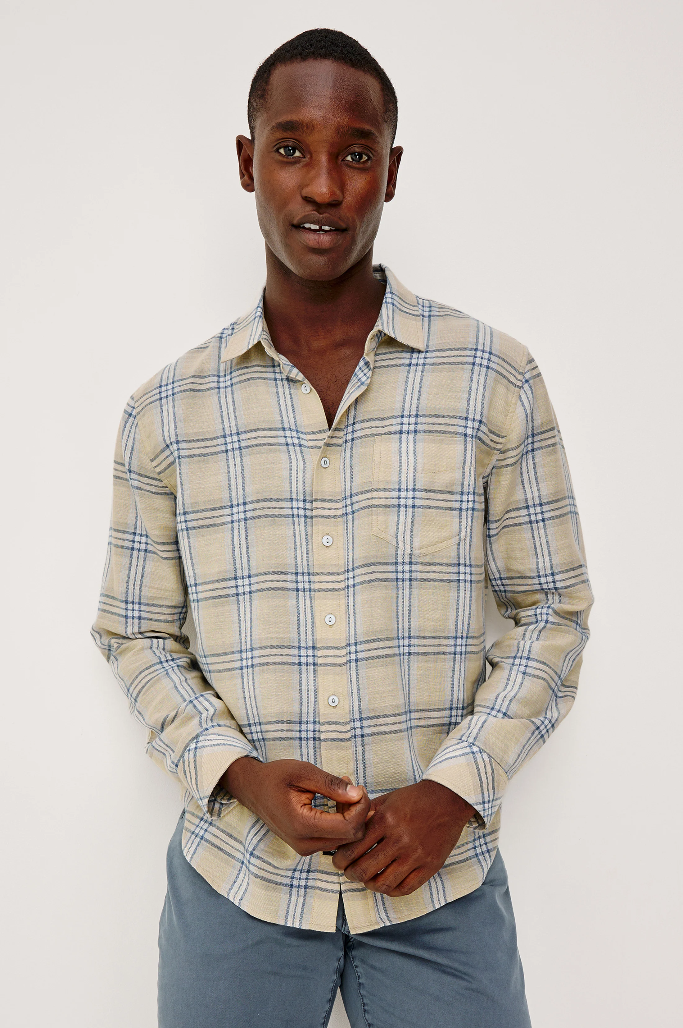 WYATT SHIRT - HORIZON SILVER MIST - Image 4