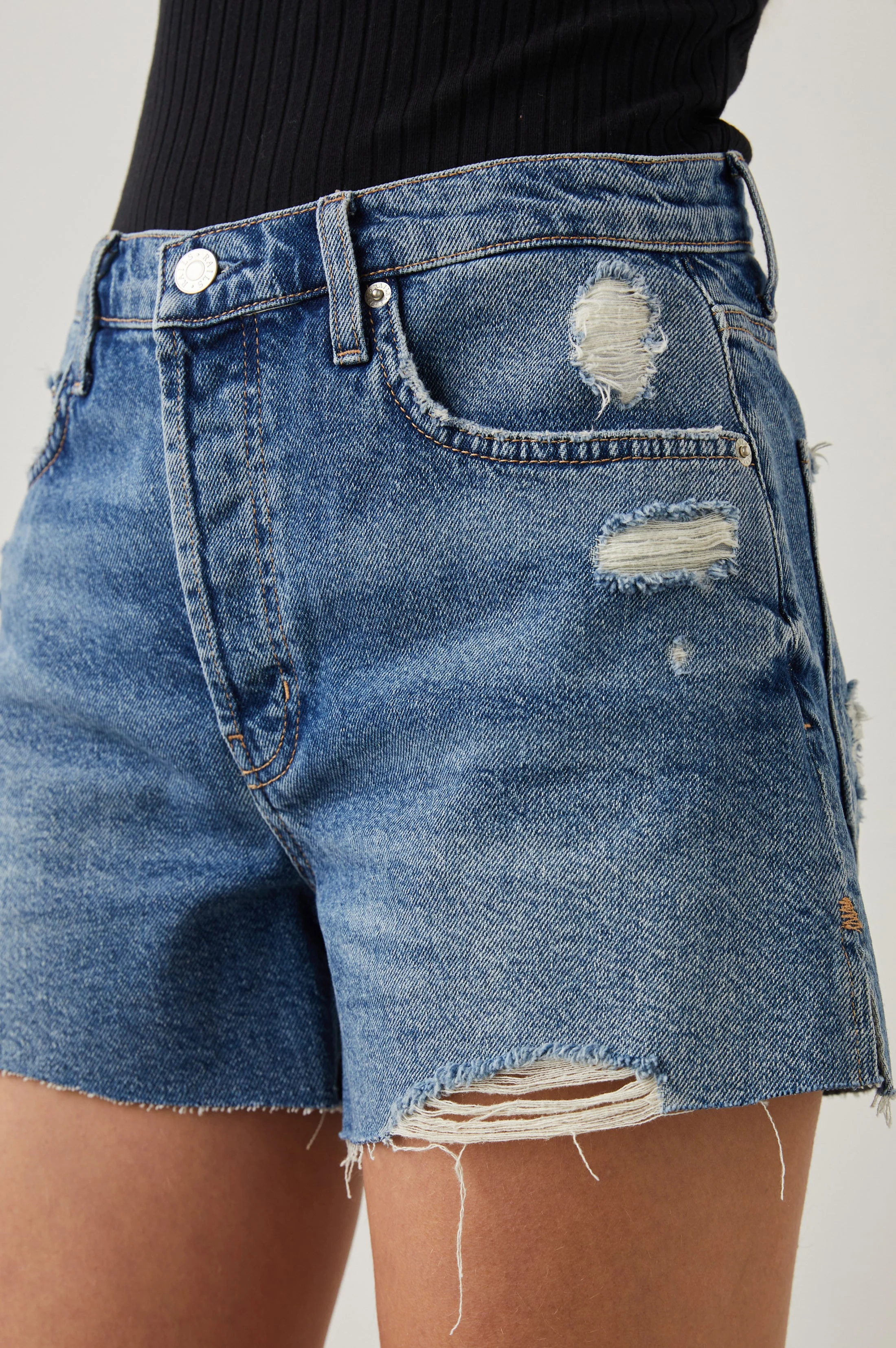 ZUMA SHORT - VINTAGE SAPPHIRE DISTRESS - Image 4